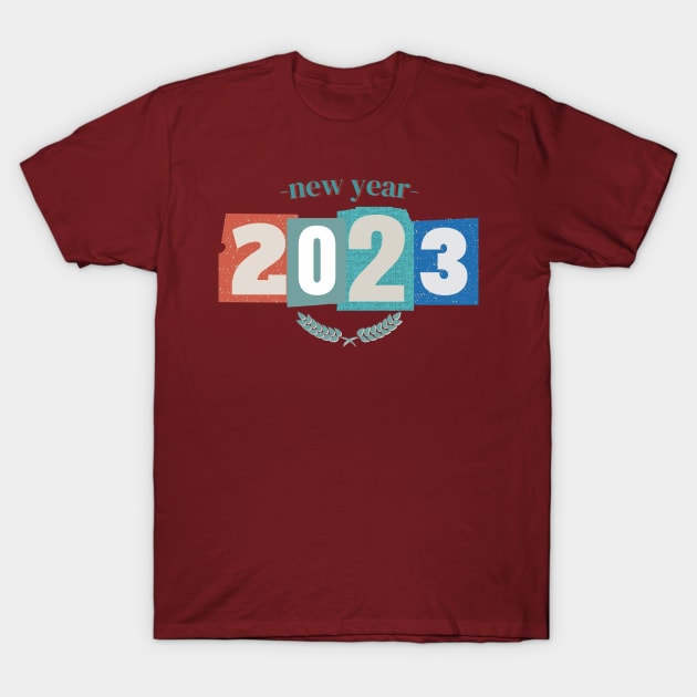 2023 - New Year T-Shirt by Moshi Moshi Designs